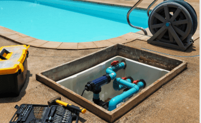 swimming pool pump in need of repair