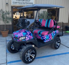 golf cart upgrades, seat covers, bigger tires, lift kit